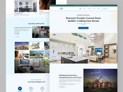 Landing page - Design Tech Home app design design landing page ui ui design uiux user experience user interface