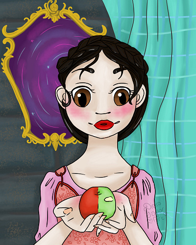 Snow White digital art digital illustration illustration