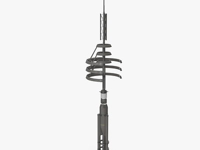 Antenna Tower 3D model 4g 5g aerial antenna base cell military mobile modile network radar receiver satellite sci fi scifi station tower transmitter wifi wireless