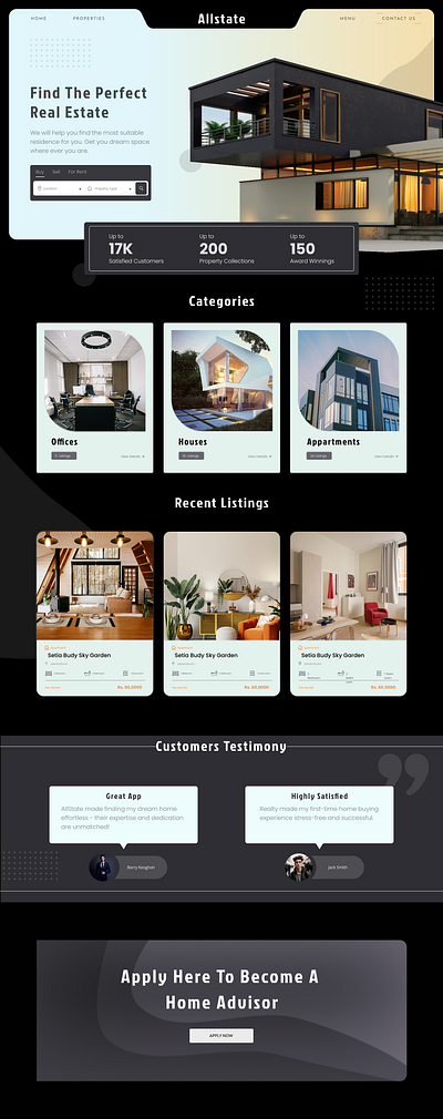 Real Estate Website app app design branding design design inspiration designing graphic design portfolio projects real estate real estate web design real estate website realestate ui ui design ux ux design ux ui web design website design website inspiration