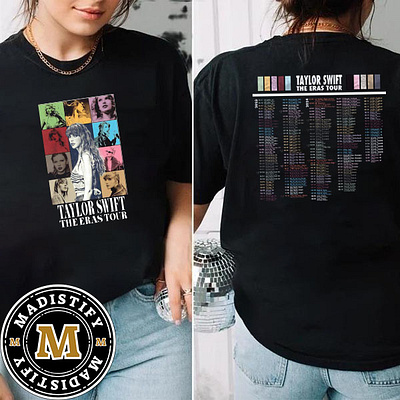 Taylor Swift The Eras Tour Tour Date Up To Date Calendar 2023 20 design tshirt