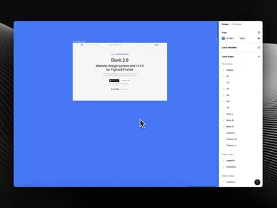 Blank 2.4 craftwork design landing ui web website