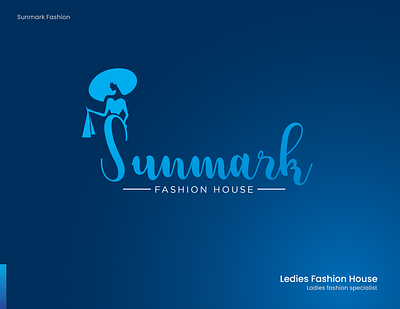 Sunmark Fashion House Logo | Ladies Fashion Logo | DesignoFly brand identity branding design fashion brand fashion branding fashion house fashion house logo fashion logo lady fashion lady logo logo logo design shopping bag logo shopping logo sunmark sunmark logo women bag logo women logo women shopping women shopping logo