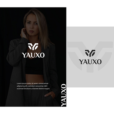 Fashion Branding Logo Design abstract apparel brand identity branding business clothing logo creative design fashion logo garments graphic design illustration letter logo letter y logo logo design modern logo style vector yauxo logo