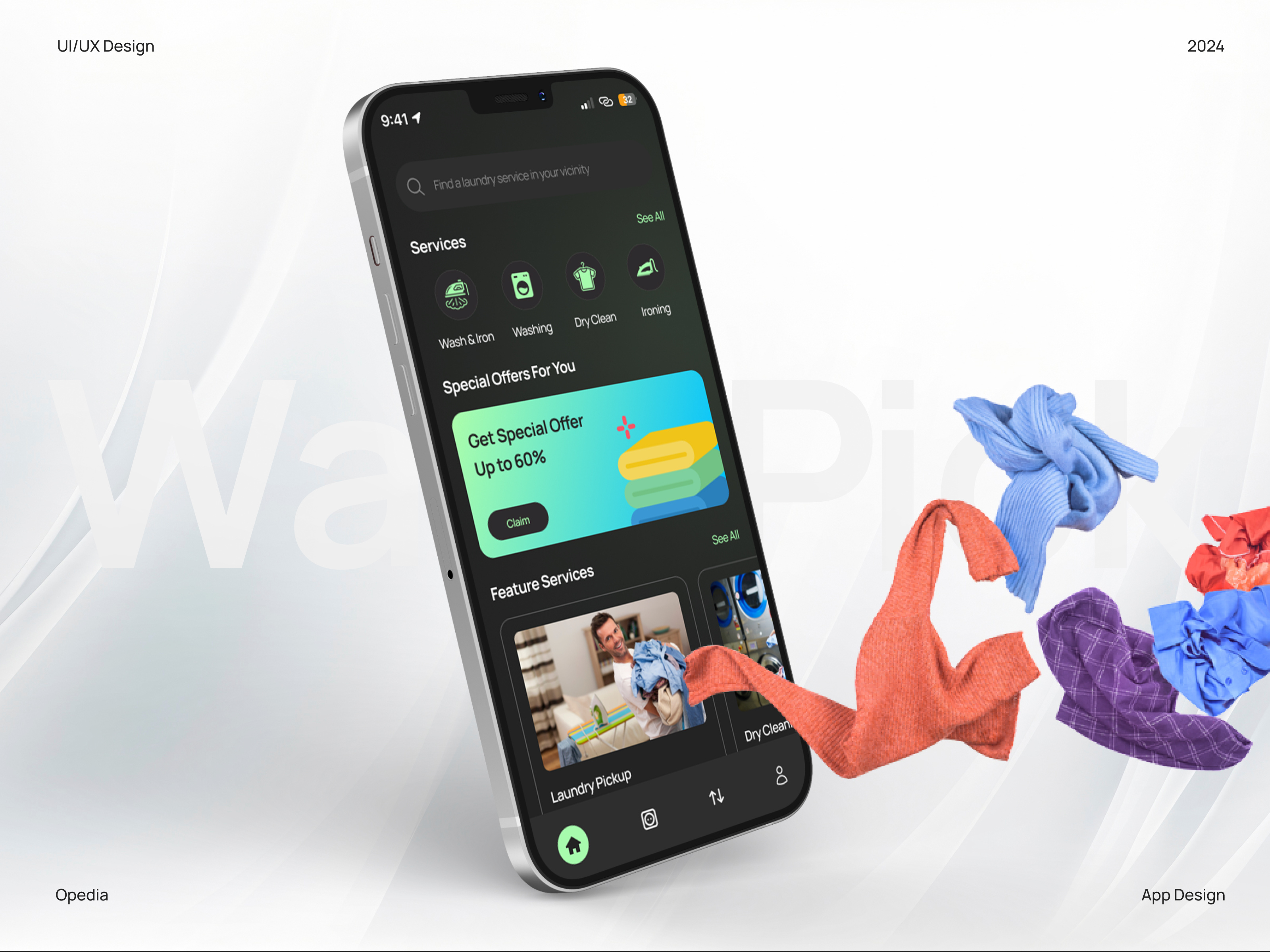 Laundry Service Mobile App UI Design app design app ui app ui design clothes figma laundry laundry app laundry service mobile app mobile app design mobile app ui ui ui design ui ux ux washing