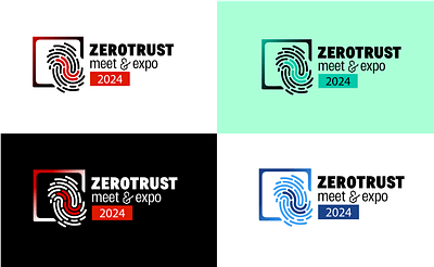 ZEROTRUSTMEET graphic design logo