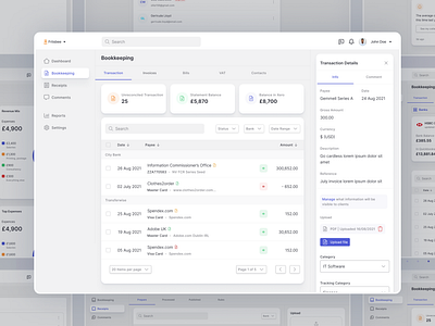 Friisbee - Fintech Web App 3d app clean dashboard design finance fintech interface modern product system tables ui ux web web app website