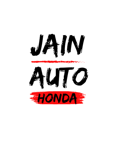 Logo Design For Jain Auto honda