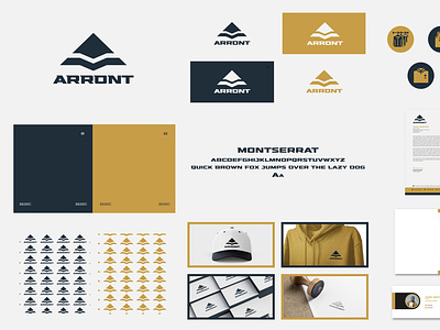 Branding kit design for fashion and clothing brand arrow arrow logo brand book brand guideline brand kit branding branding kit clothing logo creative logo fashion logo kit logo guideline logo kit logo usage guideline minimal logo negative space logo pyramid logo streetwear logo triangle logo urban logo