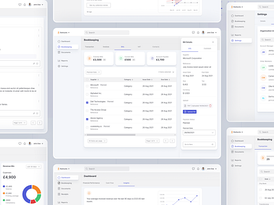 Friisbee - Fintech Web App app chart clean dashboard design design system finance financial fintech graph illustration interface modern product design ui ux web
