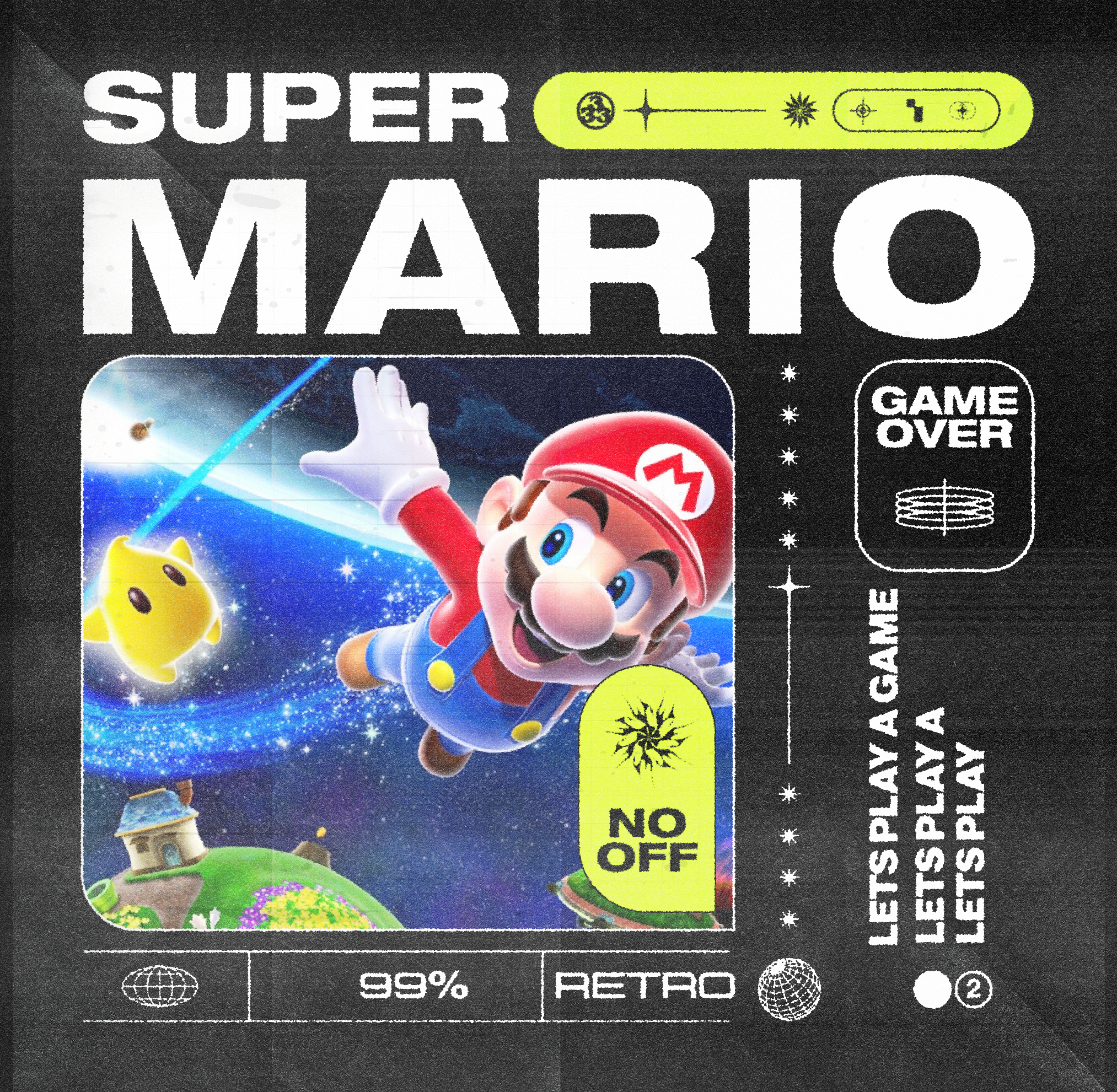 Super Mario Brutalism Poster app branding brutalism brutalism graphic design color palette design game graphic design illustration illustrator logo mario mobile photoshop super mario typography ui ui design ux vector
