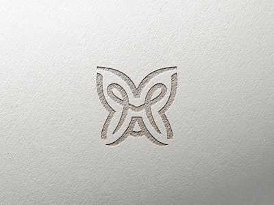 Butterfly branding butterfly graphic design graphicdesign line art logo logomark ma monogram personal sign