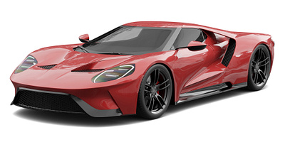 Ford GT 3d auto blender car coupe cycles design ford gt red render vehicle