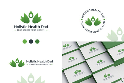 Holistic Health Logo Design brand book brand guideline brand identity branding creative logo design graphic design health holistic health logo medical unique logo vector yoga