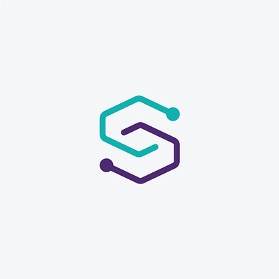 S - logo design branding flat fresh graphic design logo minimal modern monogram vector