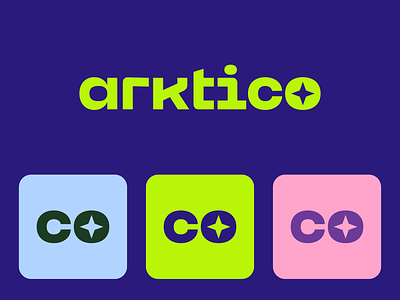 Arktico - Logo Exploration app branding design identity logo logodeisgner logodesign north platform star symbol typeface word wordmark