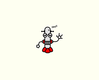 Lazy Robo ai ai robot animation branding design designer designs illustraion illustration illustration art illustrations illustrator lazy robo lazyrobot robo robot ui