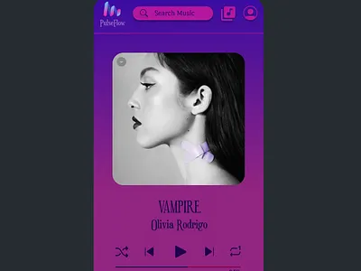 SONG PREVIEW INTERFACE - MUSIC APP branding graphic design logo ui