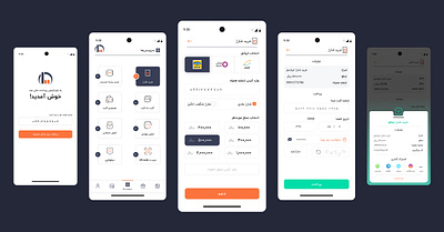 Services and Transactions app design icongraphy ui ux
