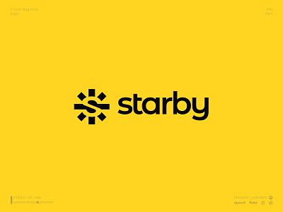 S Star Negative branding design icon letter logo logodesign logotype minimal s star vector