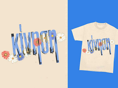 t-shirt typography art branding color design designer flower gradient gradiet graphic design illustration illustrator logo simple tshirt tshirt design typography ui ux vector