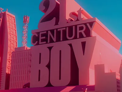 21st century boy 3d animation branding graphic design