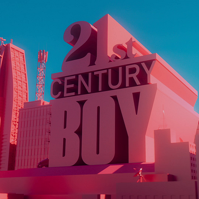 21st century boy 3d animation branding graphic design