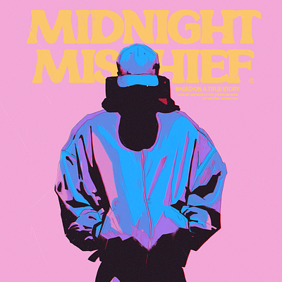 Midnight mischief design graphic design illustration