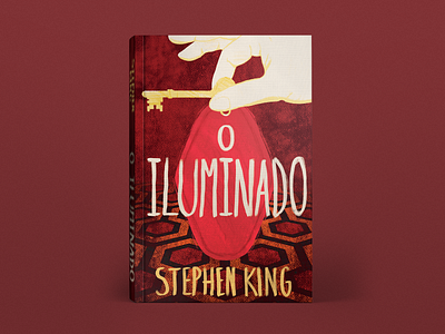 The Shining - Book Cover Illustration 2d illustration art book book cover drawing editorial graphic design illustration lettering typography