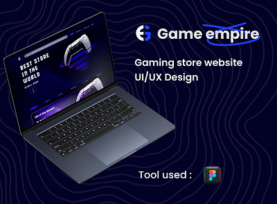 Gaming E-commerce website UI/UX design design designer e commerce figma game gaming landing page store ui uiux ux website