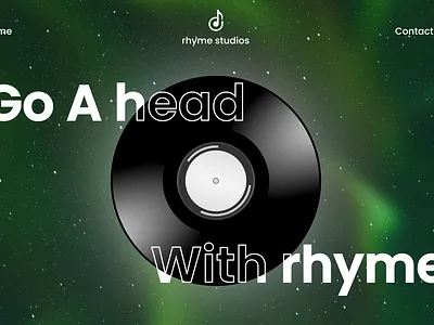 Studio website UI/UX design case study design graphic design landing page motion graphics music ui uiux ux web website