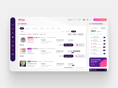 Level Up Your Selling: Seller Dashboard 💰 dashboard design graph jnt logistic package shipping track ui ui design ux web website