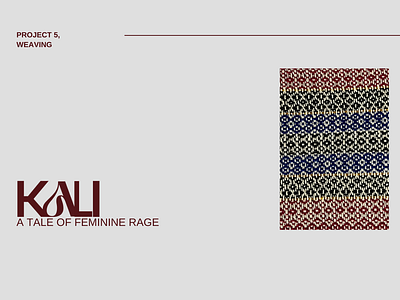 Kali: A Weave Design Project apparels interiors textile design textiles weave