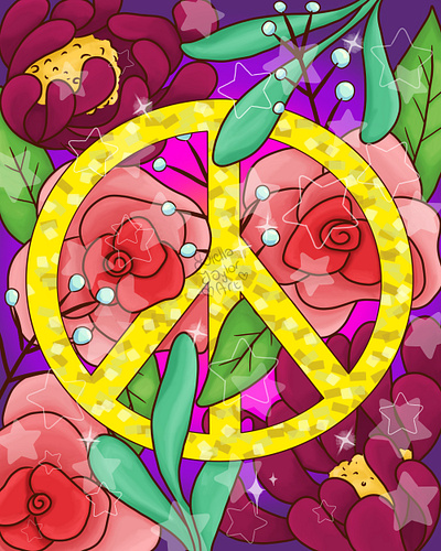 Peace digital art digital illustration