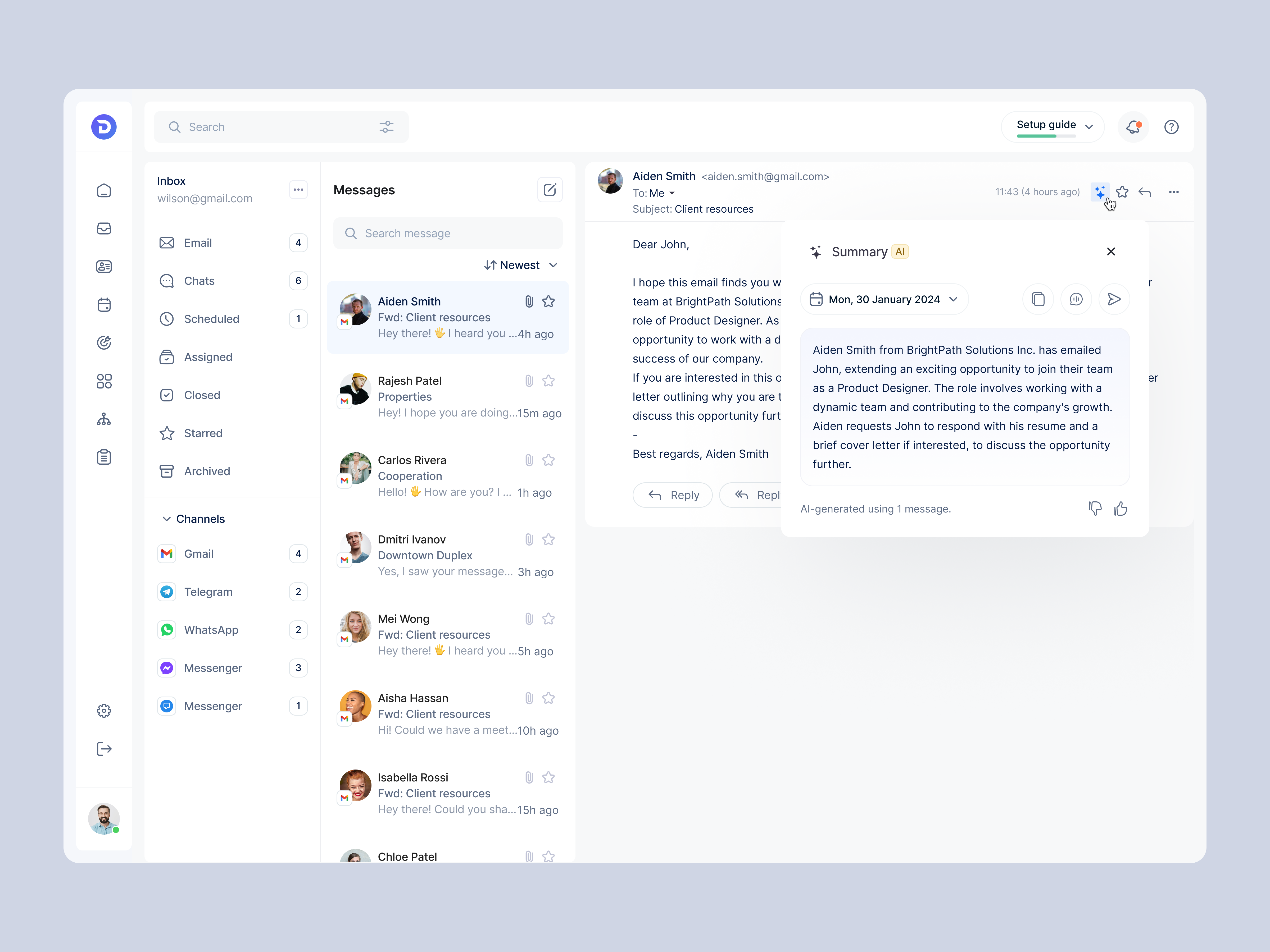 AI Email Summaries ai summarization ai summary ai summary generator chatgpt cross language reading design gmail gmail ai features help me write sergushkin smart compose smart reply summarize research summarize threads summary summary cards ui ux writing assistant ‎features