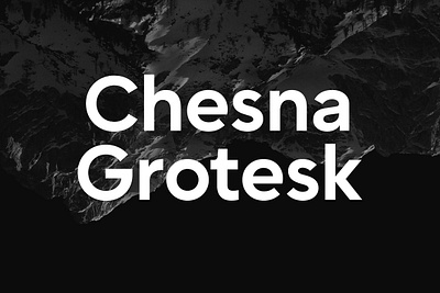 Chesna Grotesk Font 50% Off advertising ampersand billboard bold book chesna chesna grotesk font 50 off commercial elegant futura geometric grotesk grotesque headline logotype magazine sans serif modern text