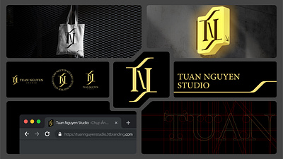 TUAN NGUYEN STUDIO - BRANDING 3d 3t branding badiing branding design graphic graphic design illustration logo logo design logo fashion logogram n logo tn logo tuan nguyen studio vector