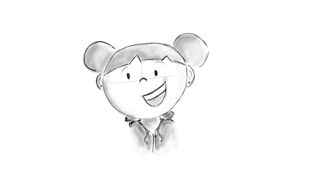 Sketching a little girl character characterdesign illustration sketching