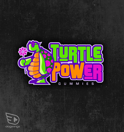 Logo concepts - turtle power branding chipdavid dogwings drawing graphic design logo turtle vector