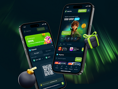 Casino and Betting BC Game inspired bet interface betting app casino app casino design casino slots crypto casino gambling gambling app game platform igaming live casino live casino ui mobile casino mobile slots responsive casino slots app web betting web casino web mobile casino web3 casino