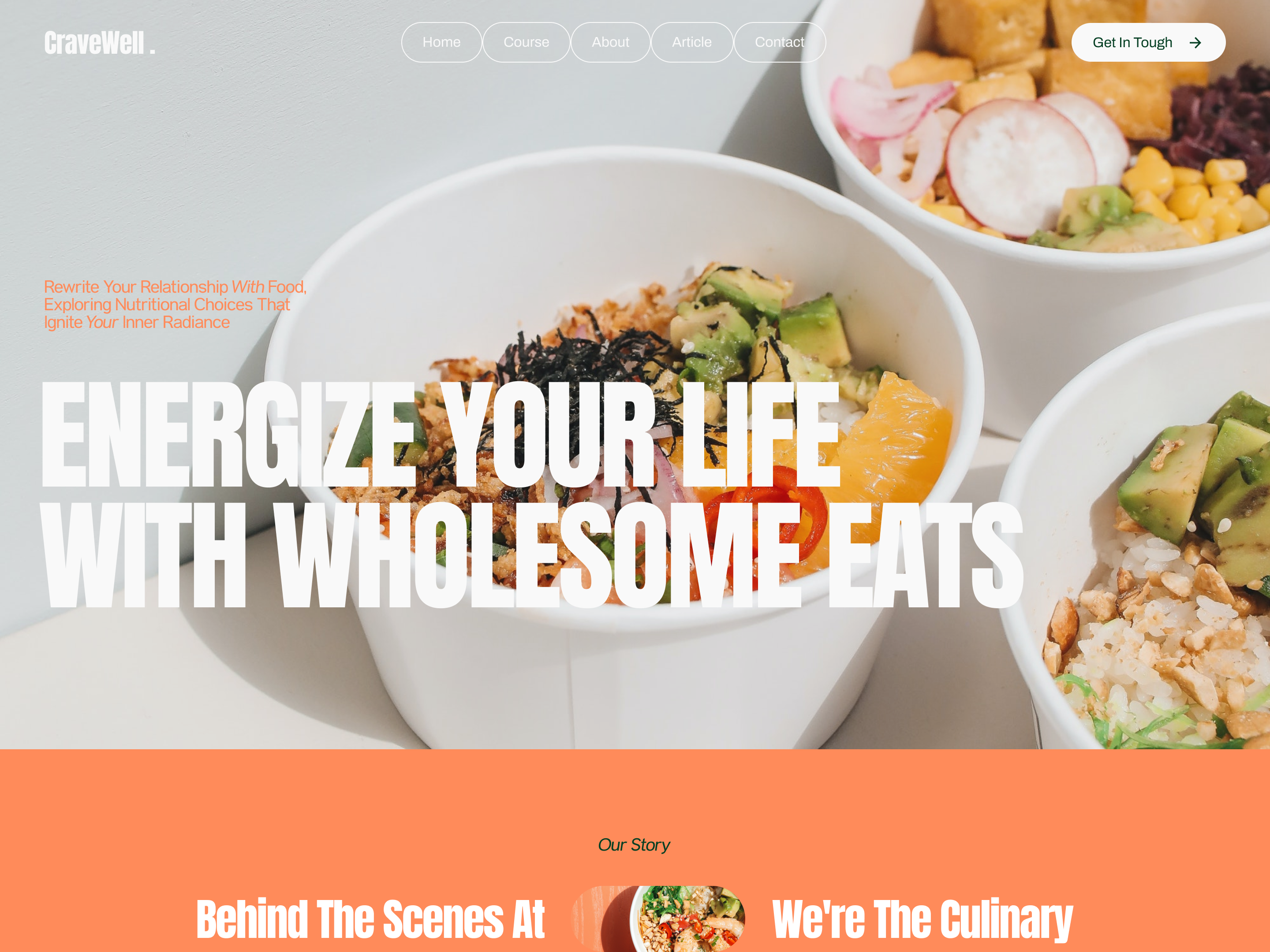 Fresh & Fit Website Showcase | Part 1 ad branding design fast food food graphic design healthy homepage landing like noodles ui ux web