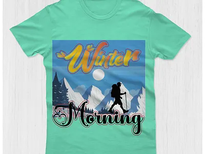 Winter T-Shirt Design aniversary art clothing fashion print snow snowing summer t shirt trendy tshirts typography vintage winter winter t shirt