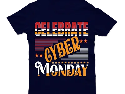 Cyber Monday T-Shirt abstrect back branding cloths cyber cyber monday cyber monday t shirt graphic design logo monday print t shirt trendy tshirts typography