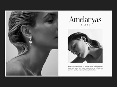 One Click Landing fonts photo studio product product design typography ui uiux design ux web web design website