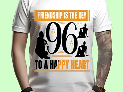 Friends Day T-Shirt friends friends day grapic t shirt text trendy tshirts typography