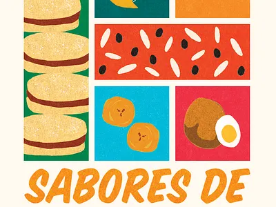 Sabores de Su Casa 2024 design graphic design illustration illustrator invitation nonprofit