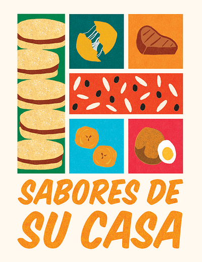 Sabores de Su Casa 2024 design graphic design illustration illustrator invitation nonprofit