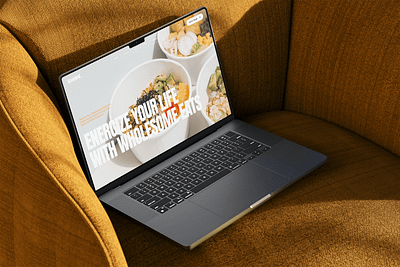 Inside Look: Fresh & Fit Website | Part 2 dietdesign home page laptop like mock up website