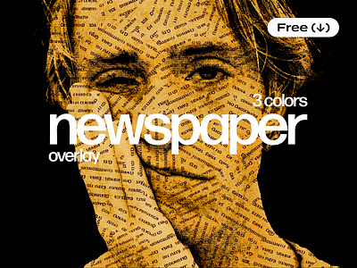 Newspaper Overlay Photo Effect collage craft cutout download effect free freebie magazine mixedmedia newspaper overlay paper photo pixelbuddha psd retro ripped template texture vintage