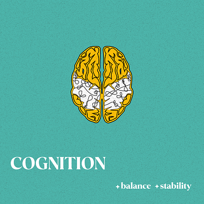 Cognition balance brain cognition design graphic design illustration stability typography